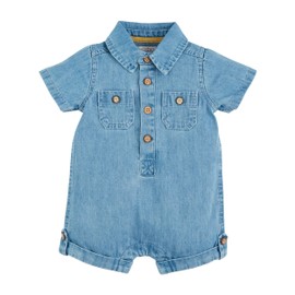 Mud Pie Baby Light Wash Denim 1Pc; 6-9 Months