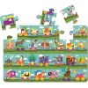 Bendon Alphabet Letter Train Shaped Jumbo Jigsaw Floor Puzzle (24