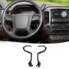 Voodonala for Silverado Center Console Steering Wheel Panel Cover Trim