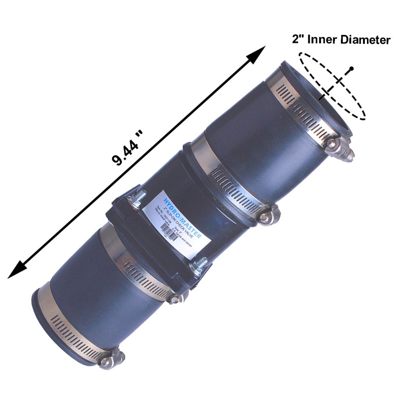 Hydro Master Plastic Sump Pump Check Valve with Stainless Steel