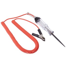 S&G Tool Aid 27300 Heavy Duty Circuit Tester with 12' Retractable Wire and Battery Clip