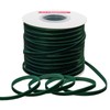 Dk Green Velvet Ribbon Single Sided,1/4 Inch X 50Yards Spool