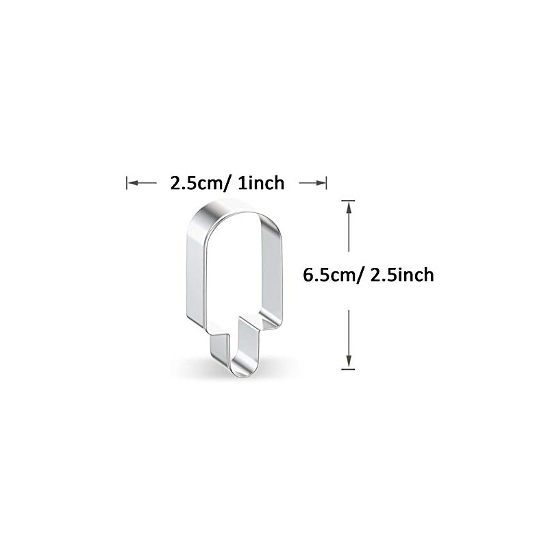 WDYJMALL Popsicle Ice Lolly Ice Sucker Shape Cookie Cutter -