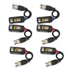 6Pcs Video Power Balun 8MP Anti Thunder Transmitter for CVI/TVI/AHD/CVBS
