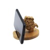 Amamcy Cute Tiger Cell Phone Holder Stand Wooden Smartphone Desk