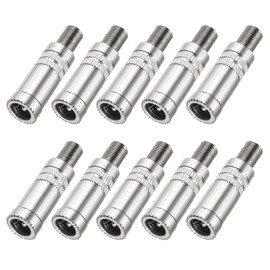 QUARKZMAN 10 Stück DC-Netzteil-Weiblicher Adapter, 5,5 mm x 2,1 mm 1,46" DC-Netzteil-Buchsenstecker-Adapter-Anschluss für DC-Kabel-Adapter-Ersatzreparatur