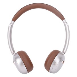 Asixxsix Active Noise Cancelling Headphones, ANC 5.4 Bluetooth Headphones Matte Texture Retro Wireless Over Ear Bluetooth Headphones for Travel, Home, Office (Brown)