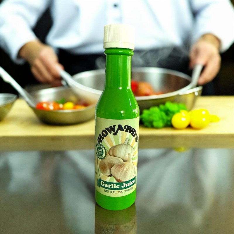 Howard’s Garlic Juice, 5 fl oz | Pure Liquid Garlic