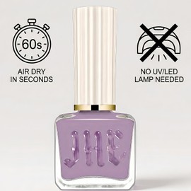 NovaCharm Lavender Purple Nail Polish, 12ML Quick Dry Air Dry Nail Polish, Non Toxic No UV Nailpolish for Women and Girls