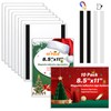 Magnetic Wall Sign Holder 8.5x11 10 Pack, Clear Rigid Plastic