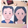 TEHAUX 2pcs Face Painting Practice Board for Beginners Starter Makeup