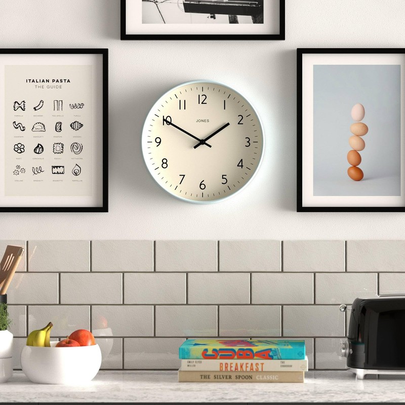 JONES CLOCKS® Studio Wall Clock | Modern Round Style |