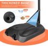 Portable Basketball Hoop System 7.5ft-9.2ft Adjustable Stand 32 Inch Backboard