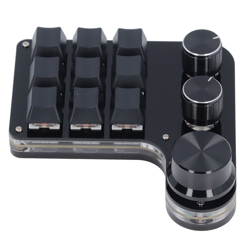 USB Mini Macro Mechanical Gaming Keyboard Programmable 9 Keys 3