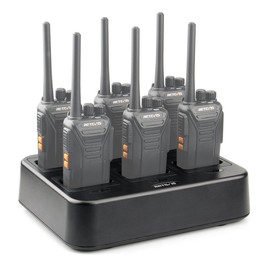 Retevis RT27 RT27V Walkie Talkies Charging Base,Six-Way Two Way Radio Charger Station,Multi Unit Rapid Gang Charger for Retevis RT27 RT27V 2 Way Radios (1 Pack)