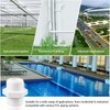 TOP-VIGOR 5Pcs PVC Pipe Fitting Hex Nipple, G3/4 x G3/4