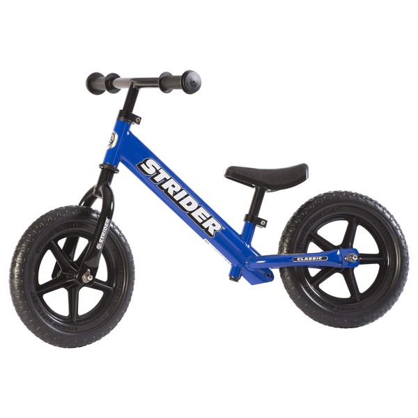 Strider - 12 Classic No-Pedal Balance Bike, Ages 18 Months to 3 Years, Blue
