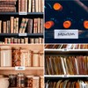 30pcs Plastic Shelf Label Holder, Clear Shelf Label Holder Wood
