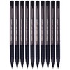 DIGNO Triber-Grip Ballpoint Pens, BLACK, Medium Point (1.0mm), Pack of