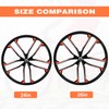 ZUKKA Bike Wheel Set 26 Inch Magnesium Alloy One-Piece Bike
