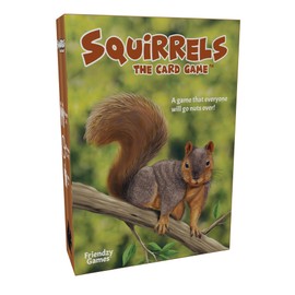 Friendzy Games Squirrels The Card Game - Family Card Game for All Ages Kids and Adults, Fast and Fun, Easy-to Learn for Ages 6+, 2-8 Players