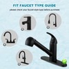 Pull Out Kitchen Faucet Head Replacement, 2 Function Sink Sprayer