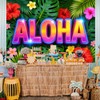 7x5ft Aloha Backdrop Hawaiian Luau Tropical Theme Party Photography Background