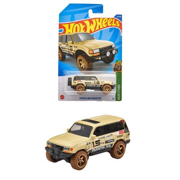 Hot Wheels HHF01 Basic Car Toyota Land Cruiser 80 [3 Years Old and Up]