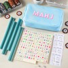 Soulchen Mini American Mahjong Tile Set Include 160 0.8 Inch