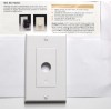 Russound White Wall Plate for Impedance Matching Volume ALT, LPT,