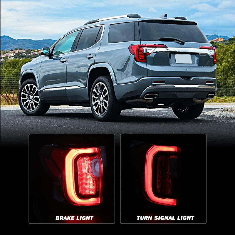 SOCKIR Fit for 2020-2023 GMC Acadia FULL LED Tail Light