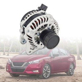 Sowyre 23100-5RA2B Alternator 12V 120AMP Compatible with Nissan Versa L4 1.6L 2020-2022，Kicks L4 1.6L 2020-2023，A005TE0382ZX