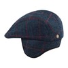 Sterkowski Norte Flat Cap Harris Tweed Peaked Cap for Men