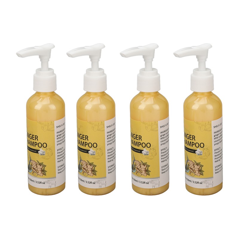 100ml Ginger Hair Regrowth Shampoo Dandruff Removal Itching Relief Deep
