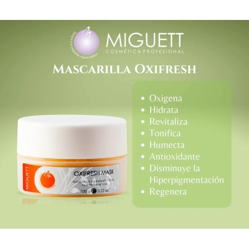Mascarilla Facial Oxifresh 100g Miguett