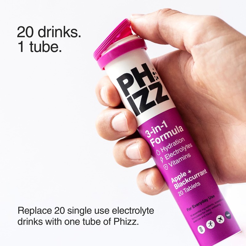 Phizz Multivitamin Hydration Tablets Apple/Blackcurrant (20 tablets)