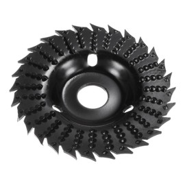 HARFINGTON Wood Carving Disk Grinder Wheel, 5" Cutting Wheels with 7/8" Arbor, for Woodworking Angle Grinders Wood Cutting Sanding Shaping Polishing Carving Grinding