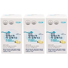 Atomy Alaska E Omega 3 180 capsules (3) / 애터미 알래스카 이 오메가 3 180캡슐 3개