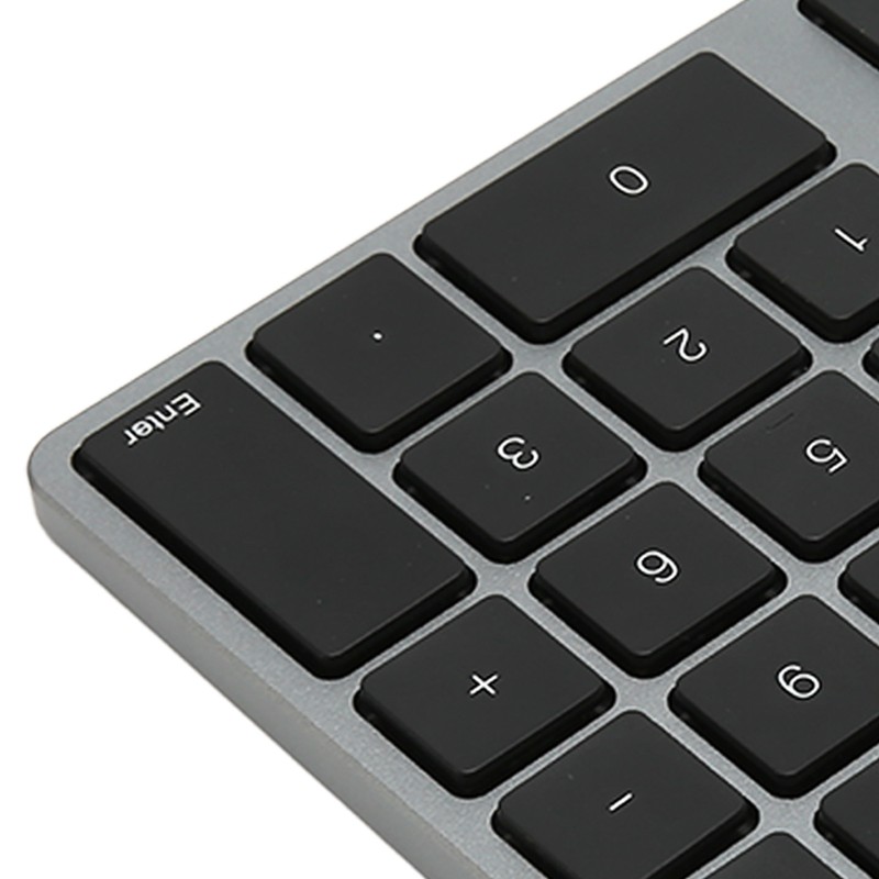 Wireless Number Pad 35 Keys Scissor Switch BT5.0 Aluminium Alloy