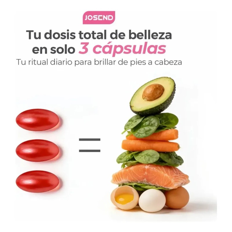 Biotina Josend 5000 Mcg Para Cabello, Piel Y Uñas 90