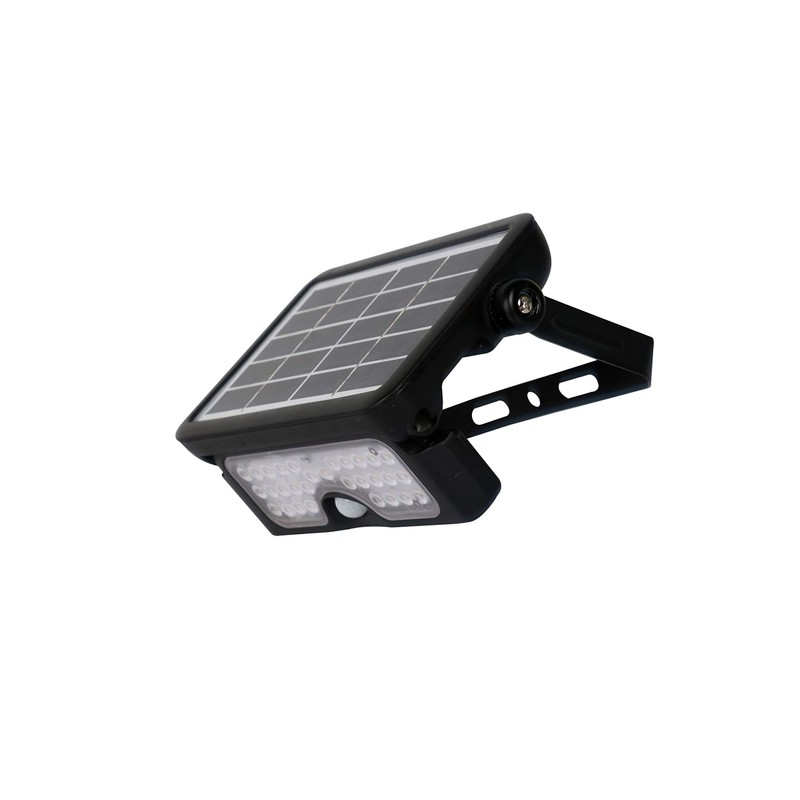 Luceco LEXSF6B40-01 LED Solar Guardian PIR Floodlight 550LM IP65 4000K