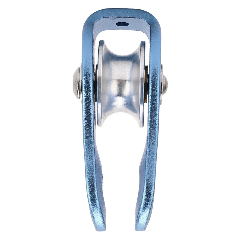 Climbing Single Pulley Al Mg Alloy Fixed Eye Single Rope
