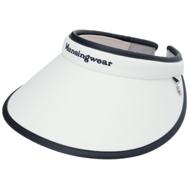 Muning Wear MGCXJC51W Women's Clip Visor, Wide Brim, Sun Protection, Golf, WH00 (white), Free size
