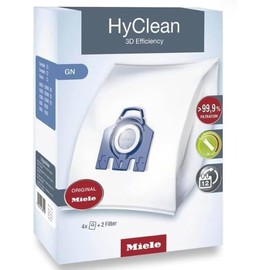 Compatible With Miele 9917730 GN Vacuum Hoover Bag, 3D Efficiency Dustbags, Microfiber, White, Classic C1, Complete C1 C2 C3, S227 S240, S270, S400, S600, S800, S2, S5, S8