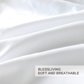 BlessLiving Single Bed Sets for Girls Pastel Duvet Cover Set 3-Piece Ombre Bedding Cute Marble Pattern for Kids Teens, Pastel Pink Blue and Purple, 1 Duvet Cover & 2 Pillowcase (Single)
