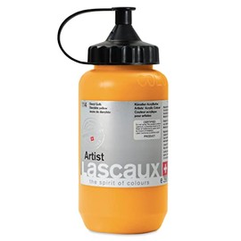 Lascaux Artist Acrylics - Diarylide Yellow, 390 ml Tube