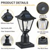 DARIISI 2 Pack Solar Post Lights, Motion Sensor Solar Lamp