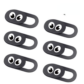 Eye Webcam Cover Slider 0.7Mm Thin - Web Camera Cover Fits Laptop, Desktop, Pc, Macboook Pro, iMac, Mac Mini, Computer, Smartphone, Protect Your Privacy Security, Strong Adhensive 3 Pack (6 Pack)