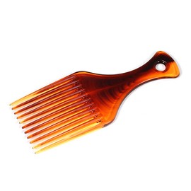 ANGGREK Peine de plástico para el cabello Anti desenredante Rizado Afro Peluquería Engranaje Peine Dientes anchos Peine de pelo                       