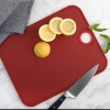 Architec 14" x 11" Gripper Non-Slip Poly Cutting Board, Red